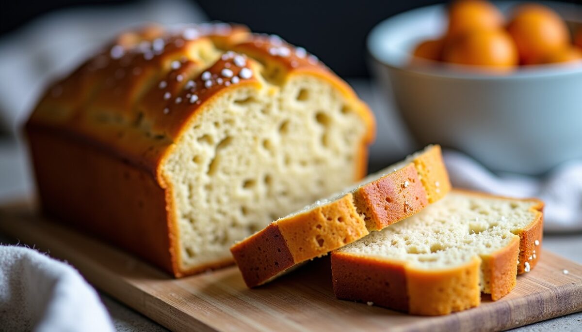 Recette simple et moelleuse du pain de Gênes aux amandes