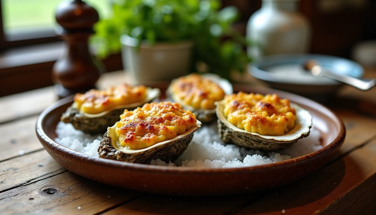 Huitres gratinées au four : une recette simple et rapide pour régaler vos papilles