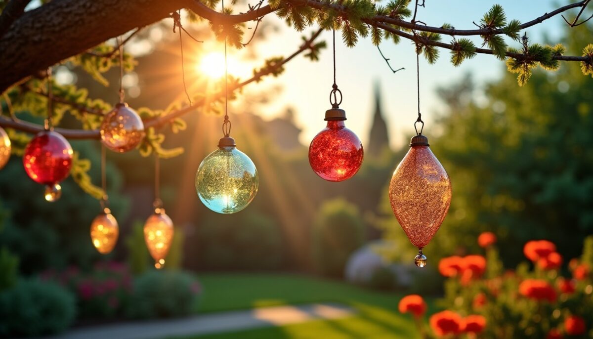 Décorations suspendues pour l&rsquo;extérieur : idées créatives et inspirations uniques